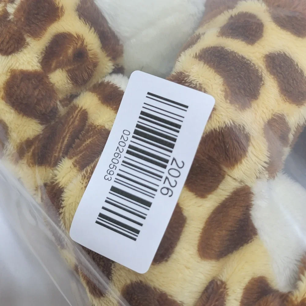 Ty Tiptop Giraffe Pluffies Plush Stuffed Animal Lovey Brown Spotted 2010 Tylux